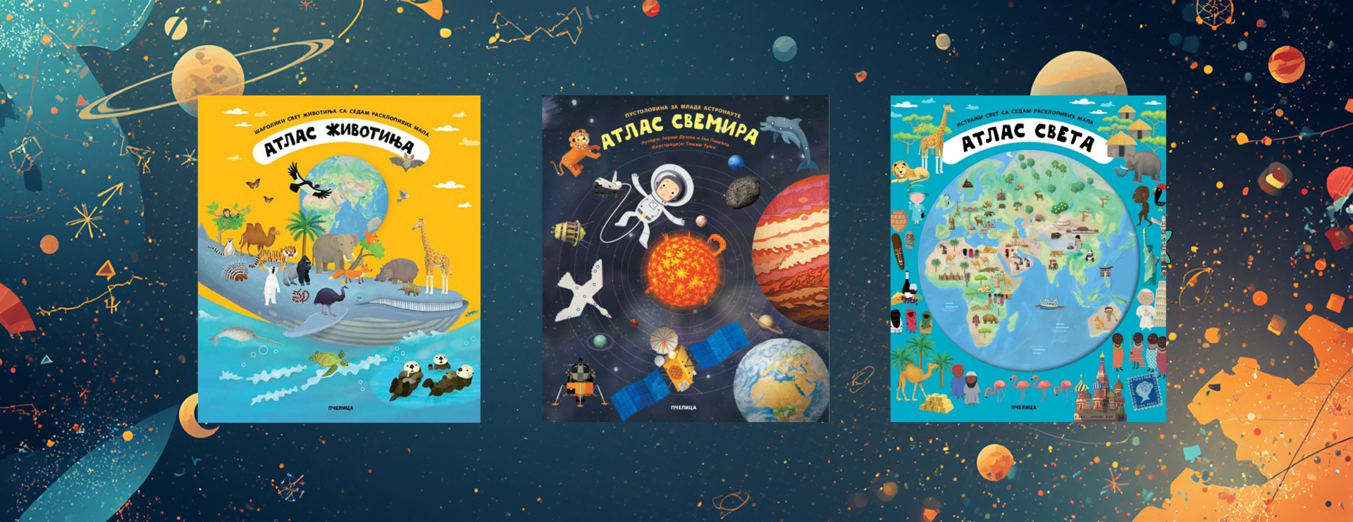 Tri atlasa, bezbroj otkrića – savršene knjige za radoznalu djecu