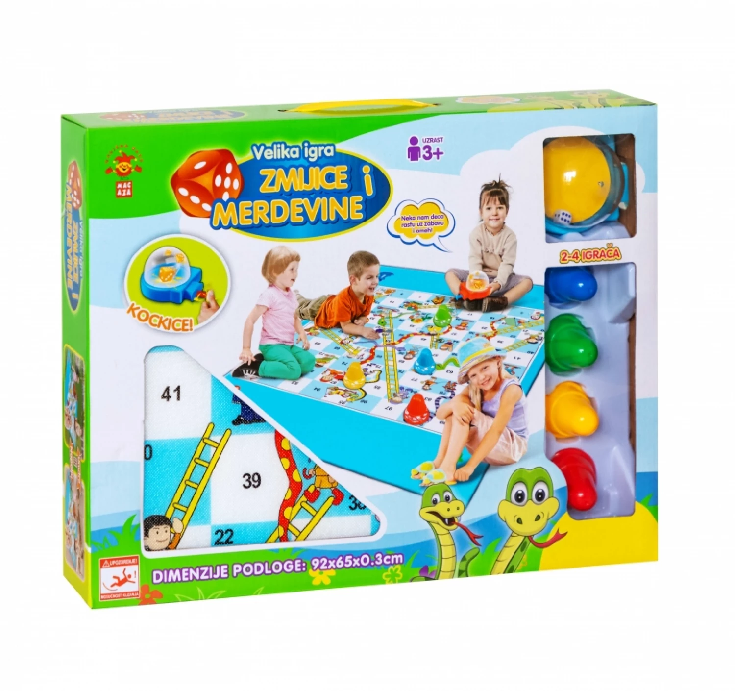DRUŠTVENA IGRA ZMIJICE I MERDEVINE 5844 MAG