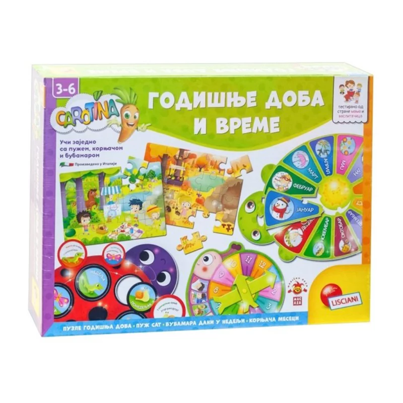 EDUKATIVNA IGRA-GODIŠNJA DOBA I VRIJEME LISCIANI RS67954 MAG