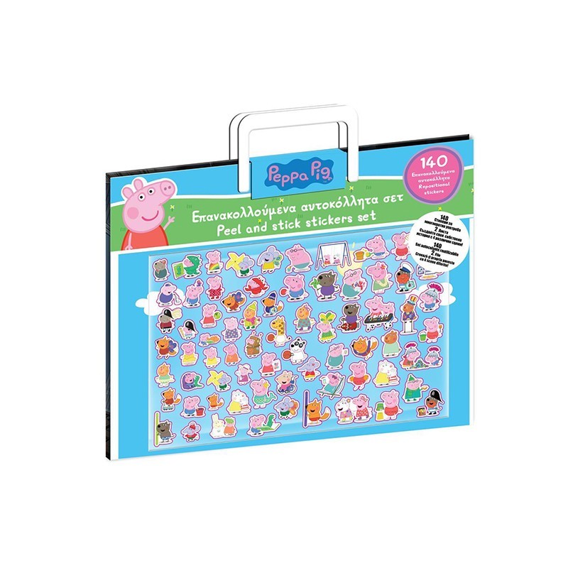 PEPPA PIG-SET SA NALEPNICAMA