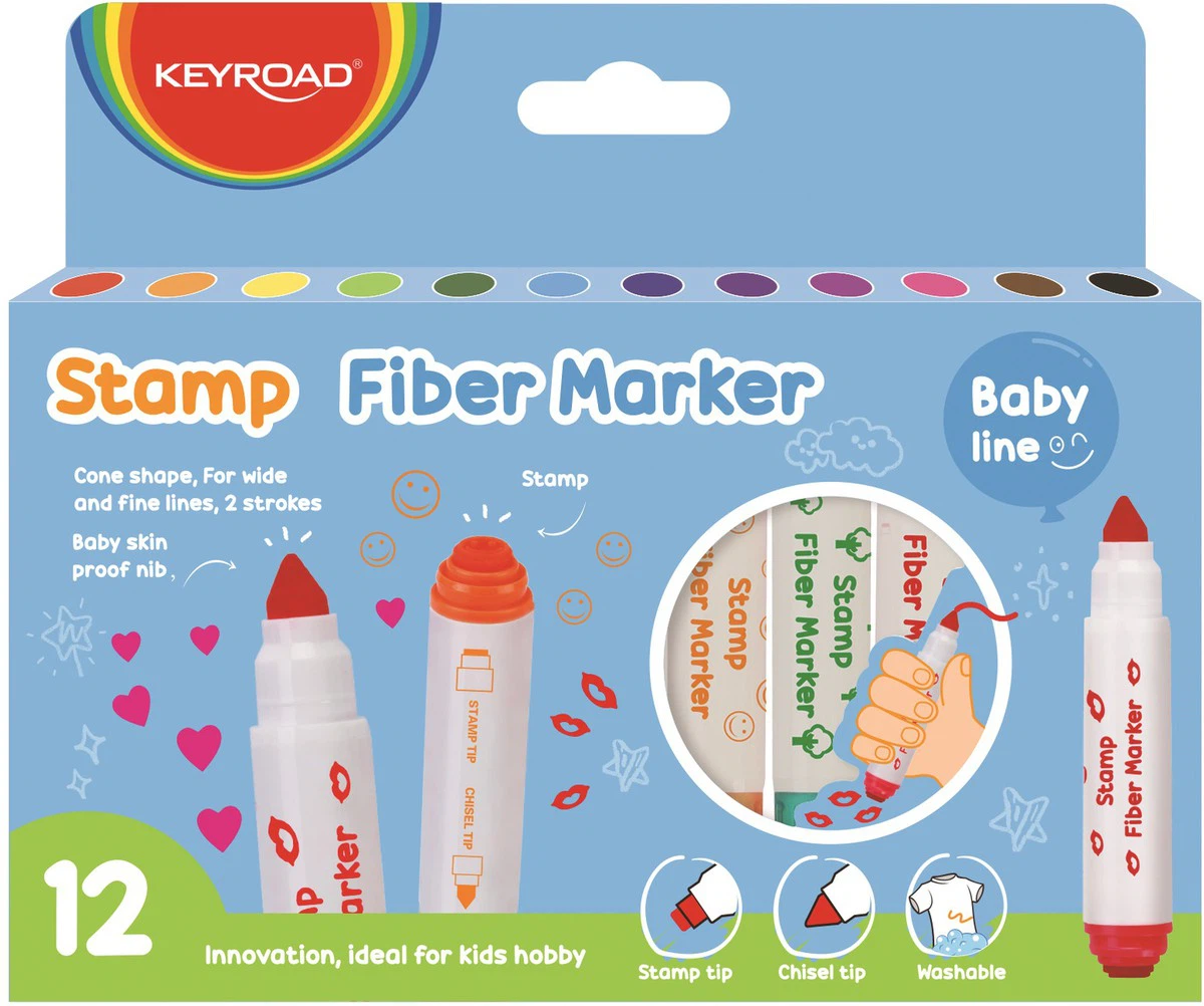 FLOMASTERI KEYROAD BABY SA PECATIMA 1/12
