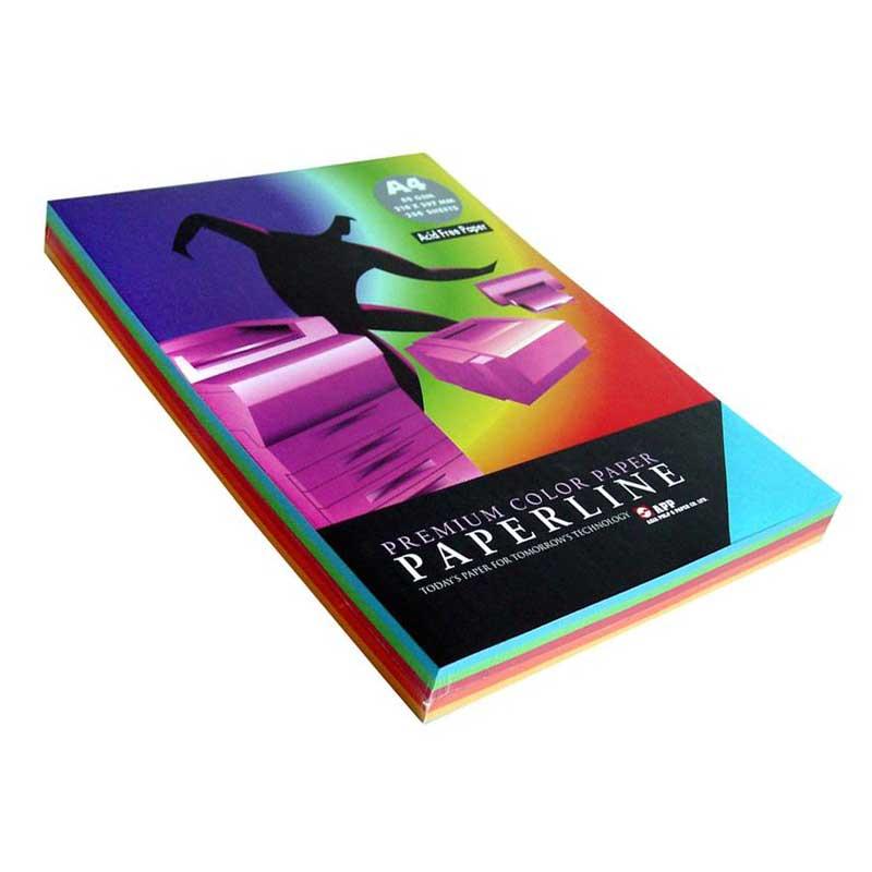 PAPIR A4 U BOJI PEPERLINE MIX INTENZIVNI 80GR 1/250 5 BOJA