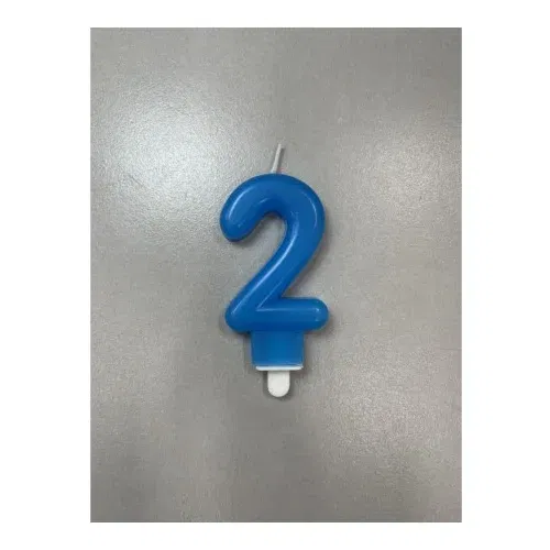 LUCKY CANDLE SVECICA,PLAVA BROJ 2 710362