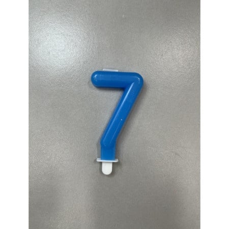 LUCKY CANDLE SVECICA,PLAVA BROJ 7 710367