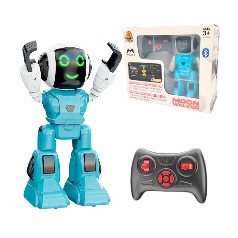 ROBOT MOONWALKER AL PLAVI MIL