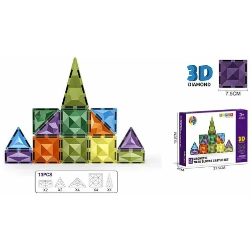 MAGNETNE PLOČICE DIAMOND 13psc MIL