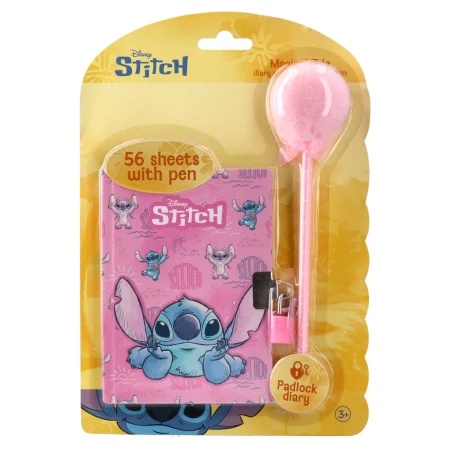MAGICAL TALE,DNEVNIK SA KLJUČEM I HEMIJSKOM OLOVKOM,STITCH 325020