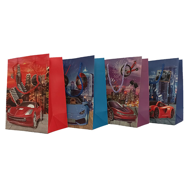 DECORATIVE BAGS-DEKORATIVNE KESE L CARS DJECIJE