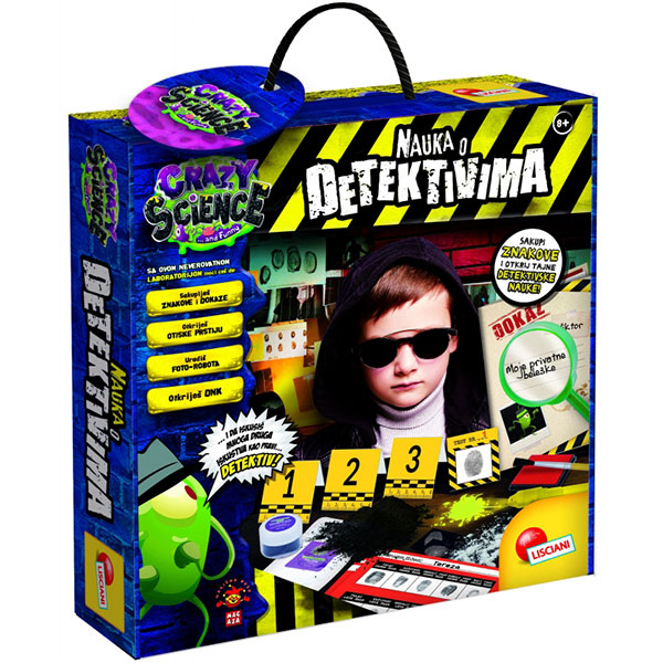 EDUKATIVNI SET SR CRAZY SCIENCE NAUKA O DETEKTIVIMA RS97425