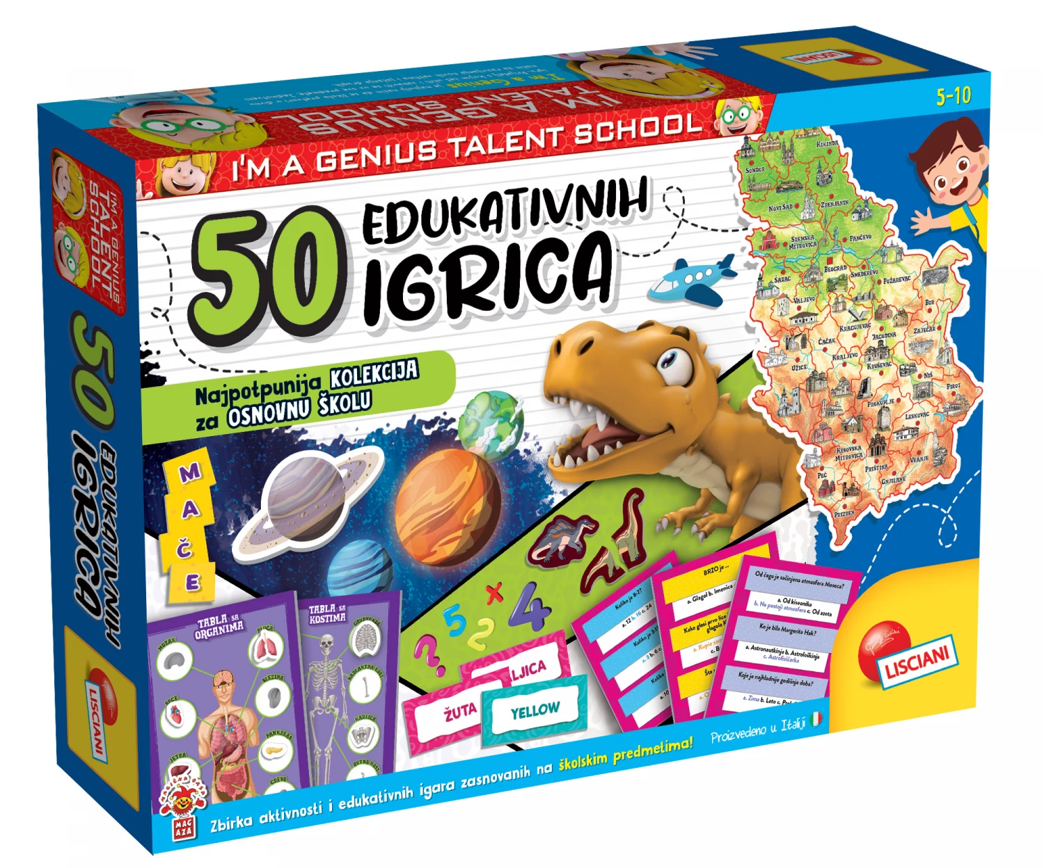 EDUKATIVNE IGRE MALI GENIJE 50 LISCIANI RS107421 MAG
