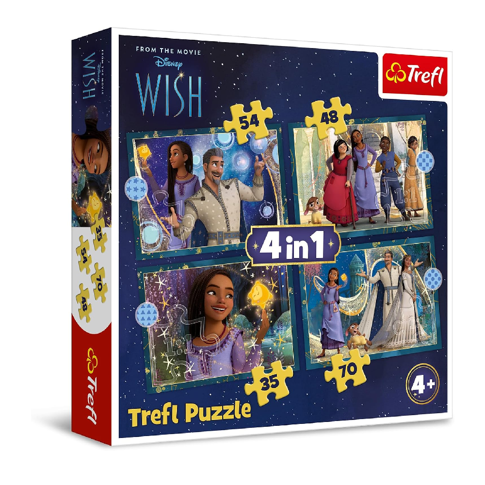 PUZZLE 4in1 DREAMS COME TRUE 34649 TREFL