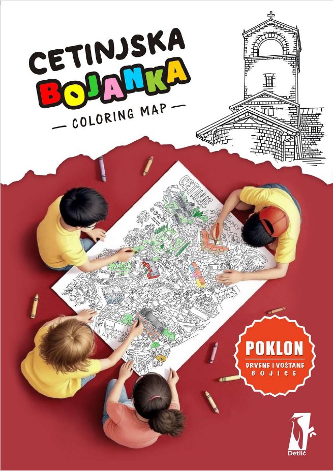 CETINJSKA BOJANKA-mapa za bojanje