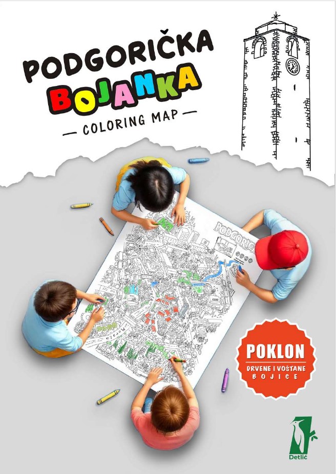 PODGORIČKA BOJANKA-mapa za bojanje
