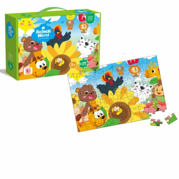 PUZZLE 100PCS ŽIVOTINJSKI SVET 88276 MIL