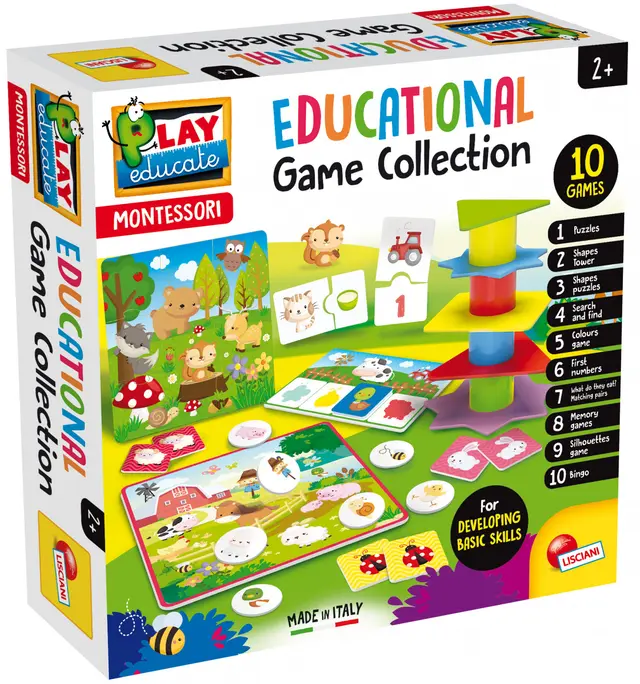 EDUKATIVNE IGRE MONTESORI SET 10 LISCIANI EN80243