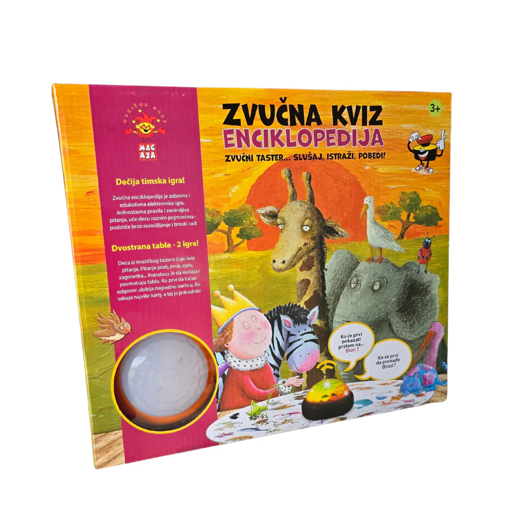 KVIZ ENCIKLOPEDIJA ZVUCNA EDUK.DRUŠT.IGRA 14510 MAGAZA