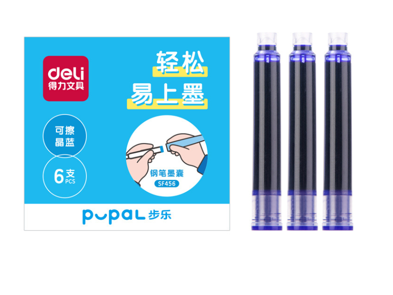 PATRONE ZA NALIV PERO DELI PUPAL 1/6 PLAVE SF456