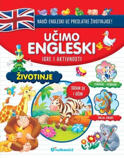 UČIMO ENGLESKI:ŽIVOTINJE-VULKAN