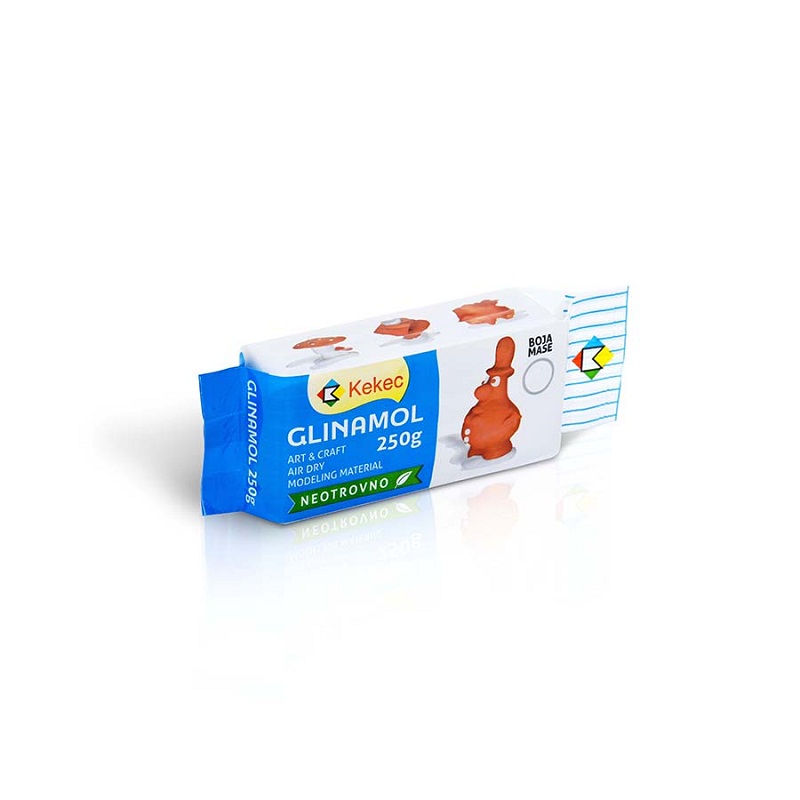 GLINAMOL KEKEC 250g BIJELI 50pak. 063