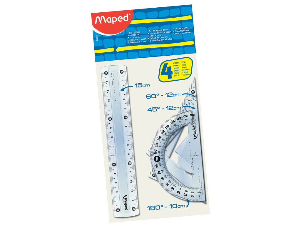 GEOMETRIJSKI SET MAPED MINI 4/1 BLIST.242815