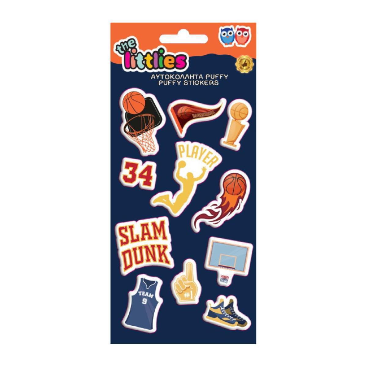 STIKERI BASKETBALL 10X22CM THE LITTLIES 000646857