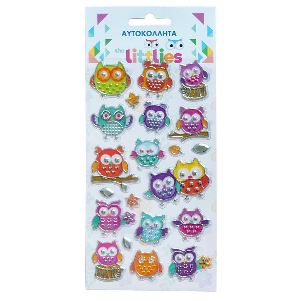 STIKERI OWLS THE LITTLIES