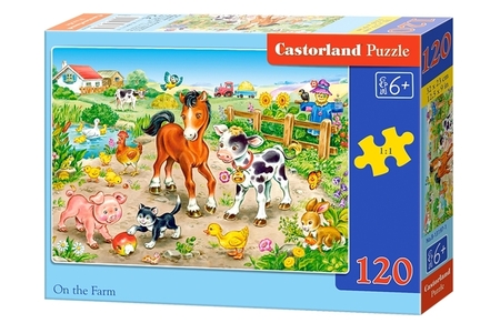 PUZZLE ON THE FARM 120PCS B-13197