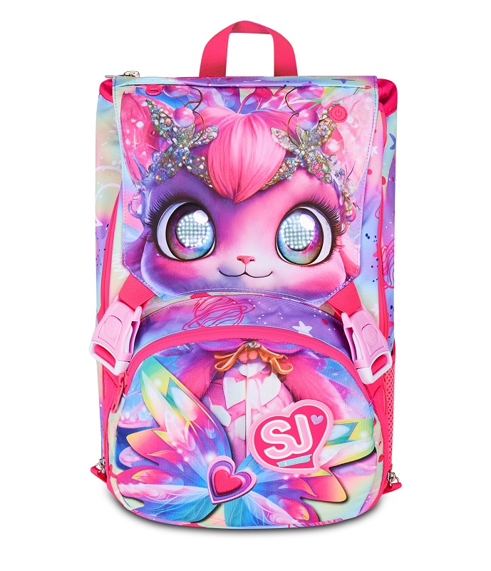 TORBA SKOLSKA ANATOMSKA SEVEN SJ GANG CAT LED BTS25 II